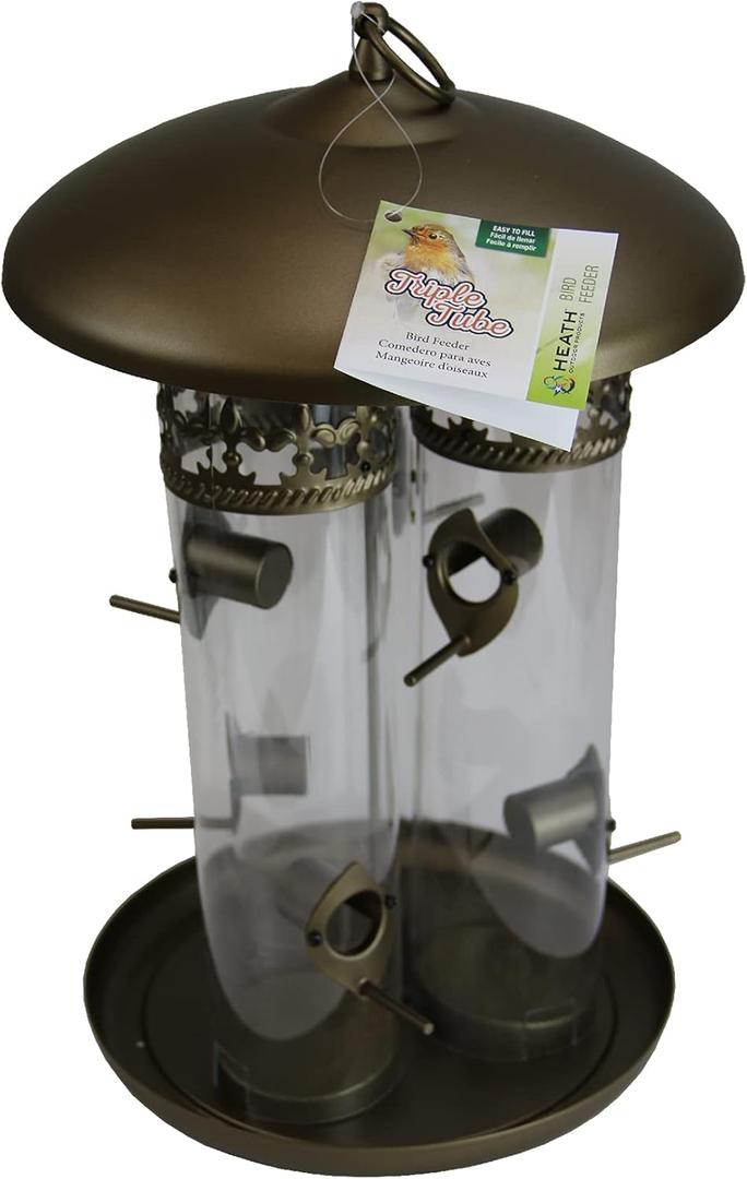 Heath Outdoor Products Triple Treat Feeder - Gold