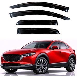 KPY Rain Guards Fit for 2020-2026 Mazda CX-30, Out-Channel Window Visors Vent Wind Deflectors 4PC, Car Accessories for 20-26 Mazda CX30