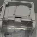 Frigidaire Countertop Crunchy Chewable Nugget Ice Maker, Compact, 33lbs per Day, Metallic Finish