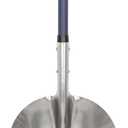 Aluminum Snow Shovel - Large Capacity Driveway Snow Removal Tool, Fiberglass D-Handle, 45 Inch Blade