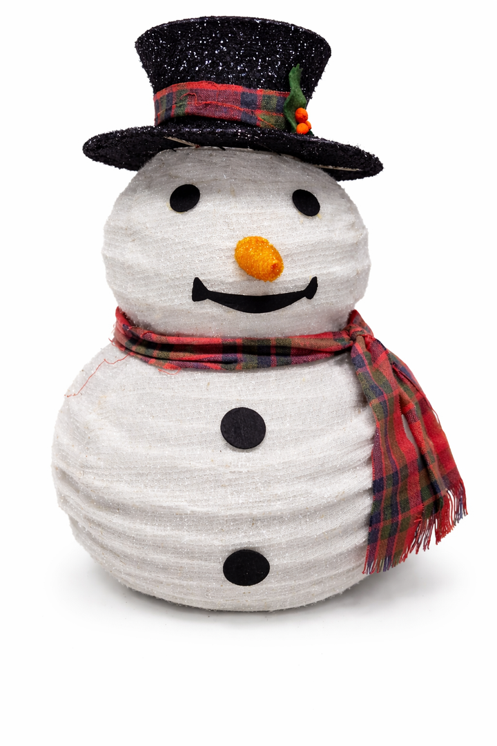 Light-Up Holiday Snowman - Pre-Lit (28 Inches Tall) Christmas Decoration  