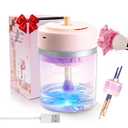 3 in 1 Electric Makeup Brush Cleaner Machine, Cordless Portable Automatic Brush Washer & Dryer with USB Fast Charging for All Size Cosmetic Brushes, Gift for Girlfriends Mom Wife Teenage Girls