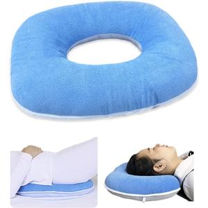 MESINURS Anti-Decubitu Pad Bed Cushion - Donut Nursing Bed Sore Pad for Bedridden, Elderly, Disabled, Comfort & Breathable for Pain Relif (17"x16", Oval)