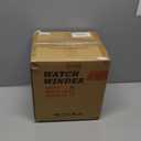 JuviPerpric Watch Winder for Automatic Watches, 3 Automatic Rotating Watch Winder Box with Blue Backlight, Foam Pad and 4 Rotation Modes for Lady & Man