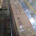 KEIKI Queen Size Metal Loft Bed Frame with Convertible Staircase, Built-in Storage Shelves & Wardrobe, Loft Bed with Solid Slats & Guardrail, No Box Spring Required, Easy Assembly, for Bedroom, Black