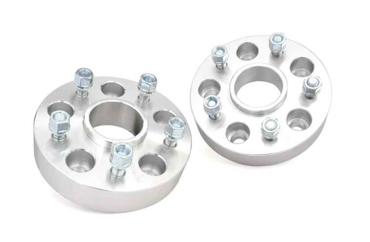 Rough Country 2" Wheel Spacers for 18-22 Jeep Wrangler JL/Gladiator JT - 10085,Silver