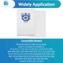 24 Pack GN Bags Compatible with Miele Bags Classic C1 Complete C1 Complete C2 Complete C3 S227/S240 S270 S400 S2 S5 S8 Series Canister Vacuum24 Bags & 6 Filters & 1 Brush