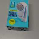 Conair Fabric Shaver and Lint Remover, Battery-Operated Portable Clothes Shaver with 3 Settings, Fuzz Remover for Sweaters, Clothing and Furniture, Large 2-Inch Shaving Head, White