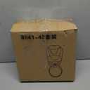 Rabbit Automatic Food Feeder and Water Dispenser Bunny Gravity Feeding Station Waterer Set Hanging Self-Dispensing Feeder for Ferret,Guinea Pigs Chinchillas Hedgehog (Coffee)