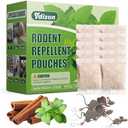 Mouse & Rat Repellent Pouches with Peppermint Oil, Natural Scent-Based Rodent Deterrent for Indoor & Outdoor Use, for Home, Garage, Car, RV, Basement & Storage, 10 Pack Unopened