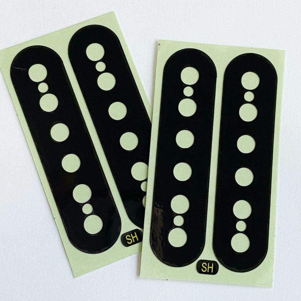 Pickup Stickers for Humbucker // Seymore Duncan SH-1 - Black