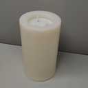 NONNO & ZGF Outdoor XL 6.45" x 11" Large Flameless Candles with Remote .Rainproof Waterproof LED Battery Operated .Flickering Pillar CANDLES-3-C Batteries Runs 500hours (Not Included)