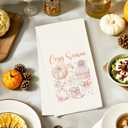 2 x Fall Towels Gifts for Women Men, Autumn Cozy Season Towels for Kitchen Bathroom Decor (16x24 inches)