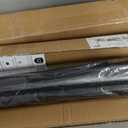 Tension Curtain Rod 51-165In(4.25-13.75Ft), Extra Long Outdoor Curtain Rod No Drilling for Window or Bathroom Patio, Adjustable Spring Shower Rod, Easy to Install Never Rust, Rod Diameter 1.26In-Black