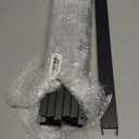 Peryiter 12 Pcs Front to Back Rails Lateral Drawer Hanging File Bar Black File Cabinet Rails Stainless Steel Cabinet Parts for Sides Letter Size Folders Storage Organizer, 15.76'' Long