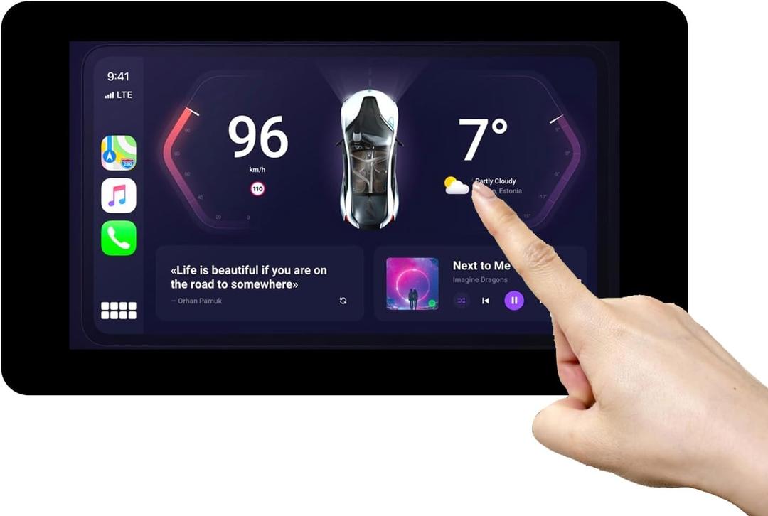 ESP32-S3 7inch Touch LCD Development Board, 1024600 65K Color IPS Display, 32-bit LX7 Dual-core Processor, up to 240MHz Frequency, Support 2.4GHz Wi-Fi and BLE 5, Backlight Adjustable