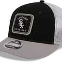New Era Chicago White Sox 9FIFTY Low Profile Squared Patch Classic Trucker Cap, Hat