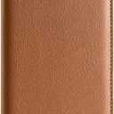 CoBak Premium Leather Checkbook Cover - RFID Blocking, Classic Design, Slim & Durable - Perfect for Personal & Business Checks (Brown)