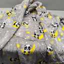 Wearable Blanket Hoodie for Kids Toddler Oversized Sweatshirt Cute Fleece Sherpa Blanket Girls Boys Grey Panda 2-5 Year