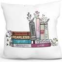 gfuhlre Pillow Covers, 18x18 Pillow Cover, Throw Pillow Covers, Music Album Gift Book Decorative Square Cushion Covers Pillowcase, Home Decorations for Couch Bed