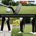 PGM Golf Club Two-Way Chipper 36 for Right and Left Handed, Dual-Sided Chipper Putter Short Game Improvement Wedge for Men and Women