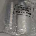 Baderke 50 Sets 16 oz Clear Plastic Cups with Lids,Sturdy Iced Coffee Cups with lids, Disposable Plastic Smoothie Cup for Cold Drinks