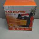 Outdoor Heaters for Patio, 1500W Garage Heater with Overheat Protection, 3S Fast Heating Electric Portable Electric Patio Heater, Greenhouse Heaters, Garage, Indoor Outdoor Use (vermilion)