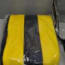 FH Group Striking Striped Car Seat Covers - Universal Fit, Washable Seat Covers for Cars, SUVs, Vans, Sedans, Yellow, Rear Set