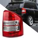 Huray Right Outer Tail Light Fit for Jeep Compass 2007-2010 RH Taillight Tail lamp Brake Lamp Assembly Replacement Accessory Replacement for CH2801169 5303878AC (Passenger Side)
