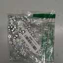 Bolt Dropper No. 8-32 Nylon Insert Lock Nut (100 Pieces) Stainless Steel Finish Hex Nuts, 304 (18-8) Plain Finish Corrosion Resistant Commercial Grade