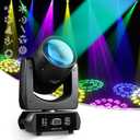 Moving Head DJ Lights 200W LED Stage Light Beam Spot 24 Rotating Prisms 14 Gobos 11Colors with Sound Activated DMX512 DJ Lighting for Wedding Party Show