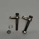 2 Pack 304 Stainless Steel Caster/Camber Bolt Kit Fit for Chevy Silverado GMC Sierra 1500 2500 3500 2WD 4WD 1999-2019 Arm Alignment Cams Plate with Heavy Duty Bolts Washers Nuts Kit