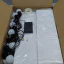 4FT Marquee Numbers, Warm White Light Up Number 2 with Display Board, Balloon Kit Decorations, DIY Pre-Cut Frames for Party, 2nd Birthday, Anniversary Decor, 21st, 25th Milestones,2026 Graduation Deco, New Year Party Deco