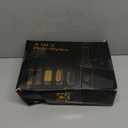 5 in 1 Hair Dryer Brush Set, Blow Dryer Brush with Air Style Wrap Hair Styler, Negative Ionic Magic Style Set, Detachable Air Curler for Volumizer,Straightener,Drying (Gold)