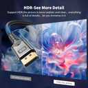 16K DisplayPort Cable 2.1, [VESA Certified] DP Cord [16K@60Hz,8K@120Hz,4K@240Hz], Ultra-High Speed 40Gbps Braided Display Port Cable Cord Compatible HDR, G-Sync/FreeSync, 10FT