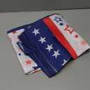 XCHI Stars America Independence Day 4th of July Memorial Day Patriotic Tablecloth Rectangle Washable Table Covers for Home Party Decorations 60x84 Inch