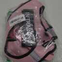 FAYOGOO Service Dog Vest for Small Breed - Lightweight Dog Harness with 6PCS Removable Patches - Puppy Harness and Leash Set for Walking,Training (Pink)