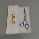 Hair Cutting Scissors, ULG Professional Hair Scissors 6.5 inch Right-Hand Razor Edge Barber Shears Salon Hair Cutting Shears Made of Japanese Stainless Steel, Hand Sharpened Blue