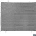 Air Conditioning A/C Condenser Compatible with Dodge Dakota/Mitsubishi Raider/Ram Dakota # 3666, 55056352AC, 55056352AB