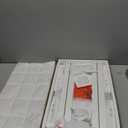 Badger Basket Wooden Doll Bed with Blanket and Pillow with Free Personalization Kit - Fits 18" to 20" Dolls - Ideal for Baby Dolls and Pretend Play Fun - White and Pink Rose Design