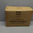 Utopia Home Velvet Hangers 50 Pack - Non-Slip Suit Hangers with 360 Degree Rotatable Hook - for Pants, Coats, Shirts & More (Black)