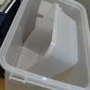 IRIS USA Dog Food Storage Container, Up to 30+11 lbs, Navy, Made in USA, 41 lbs
