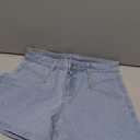 Sidefeel Women's Denim Shorts High Waisted Stretchy Jean Shorts with Pockets Iceland Blue Size 10