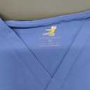 KUNGFU SCRUBS Scrubs for Women Set V-Neck Top & Straight Leg Pants 12 Pockets for Nurses & Healthcare Workers, XL