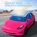 2025 Upgrade Sunshade Roof for Tesla Model Y 2025-2020 [No-Gap/No-Sagging] Roof Sun Shade Heat Insulation Sunroof Shade for Tesla Model Y Accessories 2025-2020 Gray
