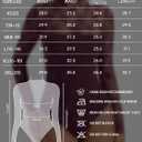 PINKMSTYLE Women's Long Sleeve Lace Bodysuit High Neck Sexy Tops for Going Out, Concert, Date Night Outfits (XL)