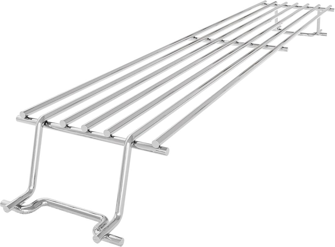 Grill Warming Rack for Weber Spirit Grill 7641 Warming Rack Spirit 300 Series, Grills with Front Control Knobs25'' Stainless Steel Grill Upper Rack for Weber Genesis Silver Gold B/C Grills