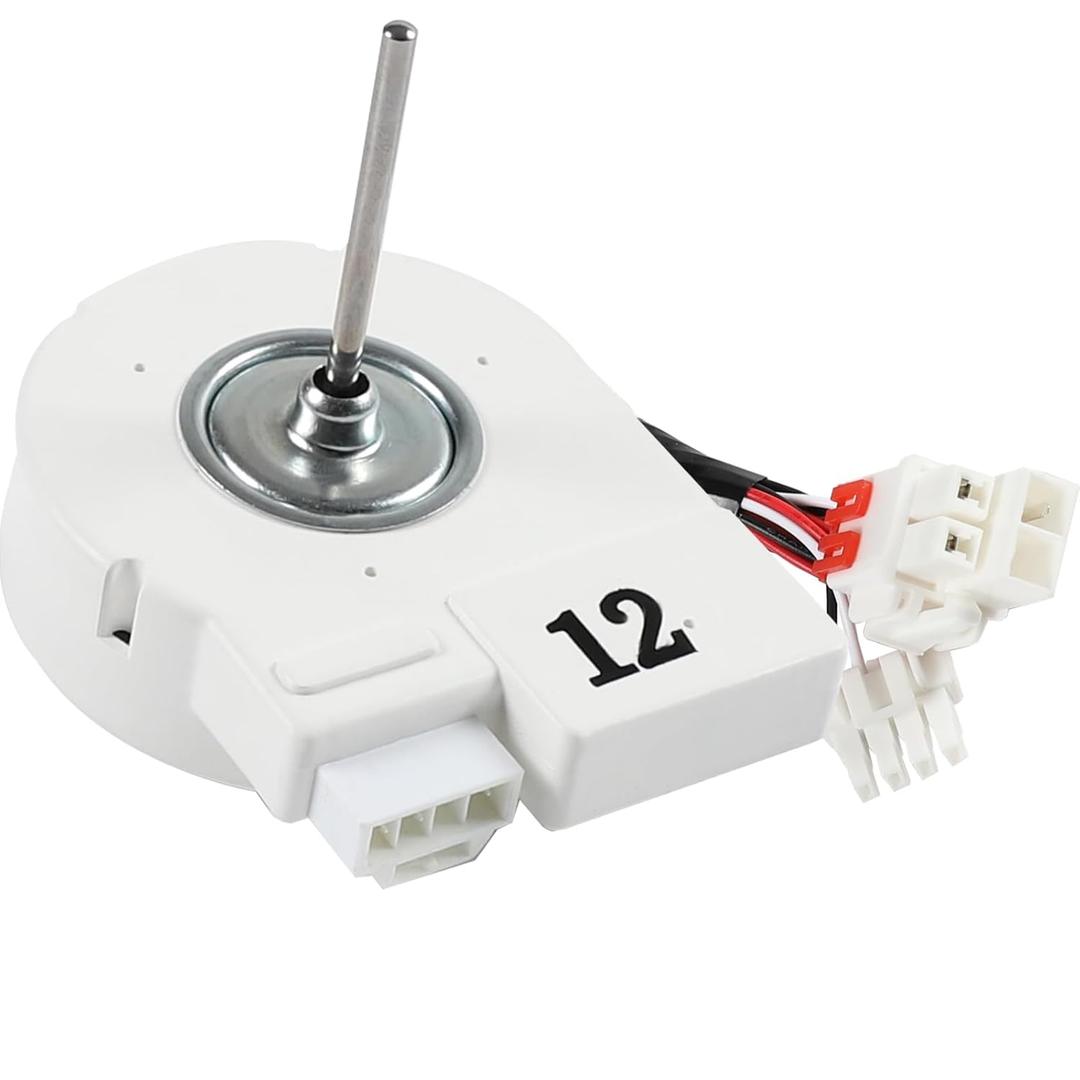 DA31-00146E DREP5020LB Refrigerator Evaporator Fan Motor Fit for Samsung Fridge Freezer, Replaces DA31-00146G 1486536 AP4136569 PS2495833 PS4138376, with Cable Connecting Wire, BLDC 12V