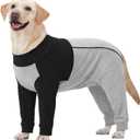 Nanaki Soft Surgery Suit for Dogs Male Neuter Female-Stretchy Dog Surgical Suit Dog Surgery Recovery Suits, No-Lick Onesie, Shedding Suits Protective Pet Wear Cone Alternativ Prevent Licking,Red,3XL