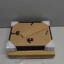 8x10 Black Picture Frame with Double White Mat 4 Pack, 8 by 10 Family Wedding Frame Fits 3 Photo Sizes, with Mat for 4x6 or 5x7, without Mat for 8x10, Display on Tabletop or Wall